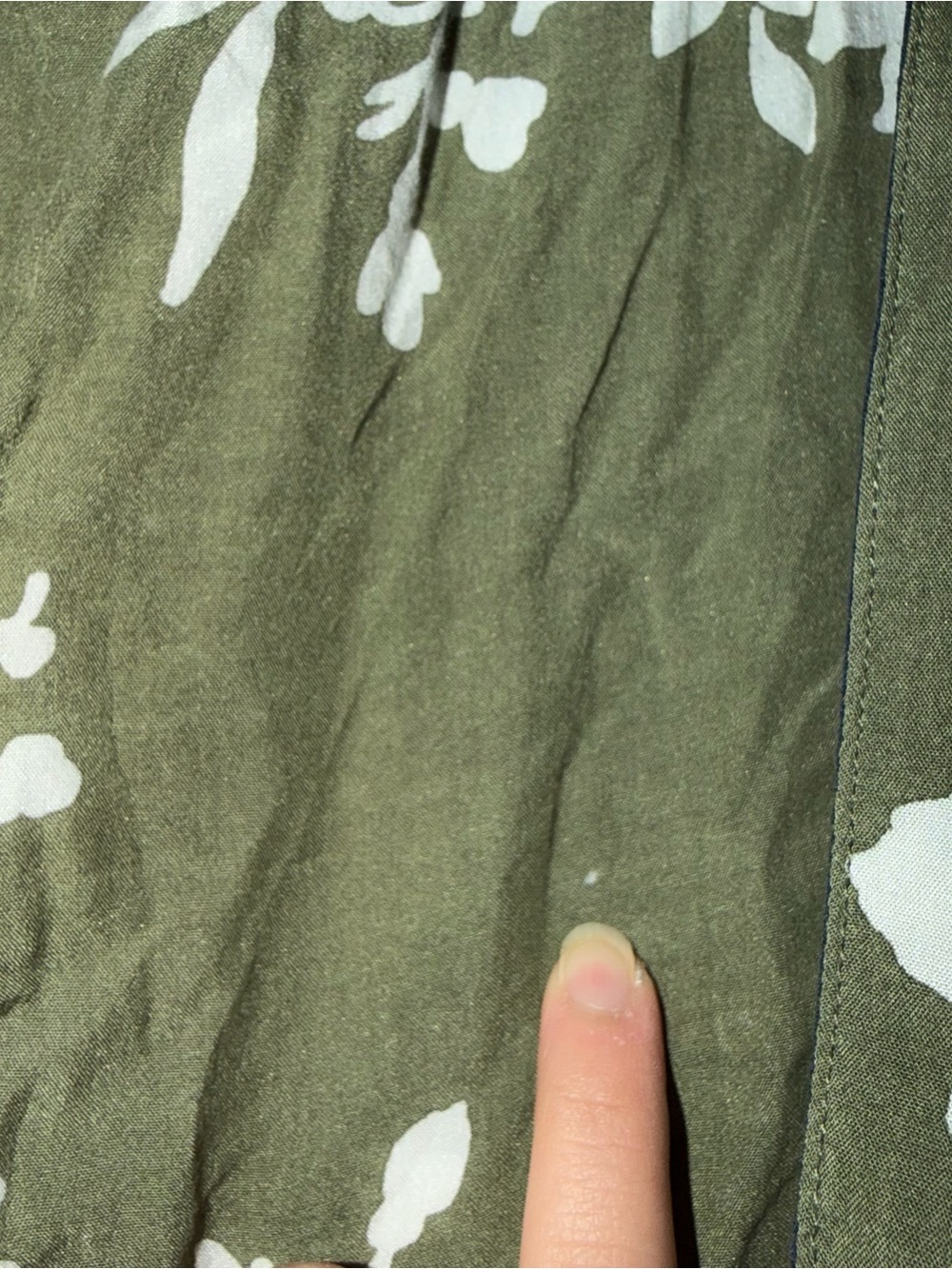 LOFT Outlet Olive Green Lightweight 100% modal floral duster long kimono M/L - Picture 15 of 15
